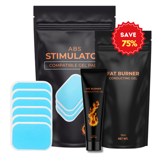 (Free Trial) x10 Compatible Gel Pads + x1 Fat Burner Conductive Gel